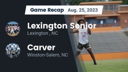 Recap: Lexington Senior  vs. Carver  2023