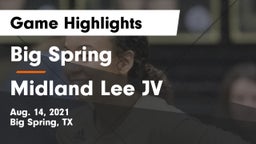 Big Spring  vs Midland Lee JV Game Highlights - Aug. 14, 2021