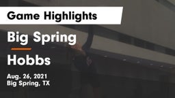 Big Spring  vs Hobbs  Game Highlights - Aug. 26, 2021