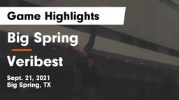 Big Spring  vs Veribest Game Highlights - Sept. 21, 2021