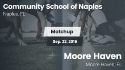 Matchup: Comm School Naples vs. Moore Haven  2016