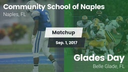 Matchup: Comm School Naples vs. Glades Day  2017