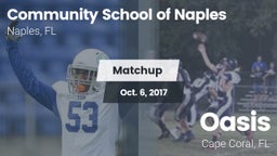 Matchup: Comm School Naples vs. Oasis  2017