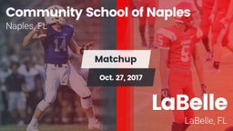 Matchup: Comm School Naples vs. LaBelle  2017