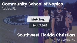 Matchup: Comm School Naples vs. Southwest Florida Christian  2018