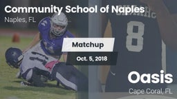 Matchup: Comm School Naples vs. Oasis  2018