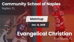 Matchup: Comm School Naples vs. Evangelical Christian  2018