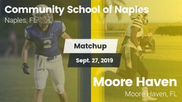 Matchup: Comm School Naples vs. Moore Haven  2019