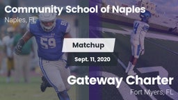 Matchup: Comm School Naples vs. Gateway Charter  2020