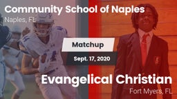 Matchup: Comm School Naples vs. Evangelical Christian  2020