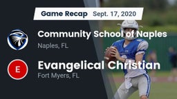 Recap: Community School of Naples vs. Evangelical Christian  2020