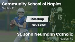 Matchup: Comm School Naples vs. St. John Neumann Catholic  2020