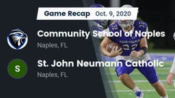 Recap: Community School of Naples vs. St. John Neumann Catholic  2020
