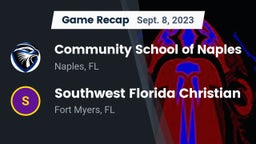 Recap: Community School of Naples vs. Southwest Florida Christian  2023