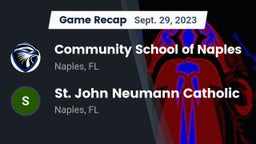 Recap: Community School of Naples vs. St. John Neumann Catholic  2023