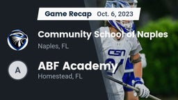 Recap: Community School of Naples vs. ABF Academy 2023