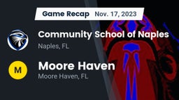 Recap: Community School of Naples vs. Moore Haven  2023
