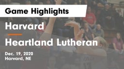 Harvard  vs Heartland Lutheran  Game Highlights - Dec. 19, 2020