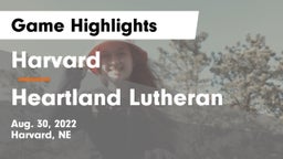 Harvard  vs Heartland Lutheran  Game Highlights - Aug. 30, 2022