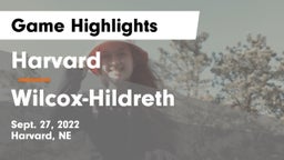Harvard  vs Wilcox-Hildreth  Game Highlights - Sept. 27, 2022