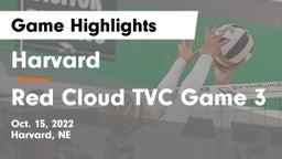 Harvard  vs Red Cloud TVC Game 3 Game Highlights - Oct. 15, 2022