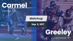 Matchup: Carmel  vs. Greeley  2017