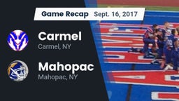 Recap: Carmel  vs. Mahopac  2017