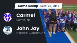 Recap: Carmel  vs. John Jay  2017