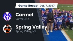 Recap: Carmel  vs. Spring Valley  2017