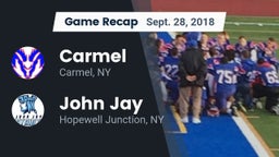 Recap: Carmel  vs. John Jay  2018