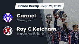 Recap: Carmel  vs. Roy C Ketcham 2019