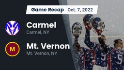 Recap: Carmel  vs. Mt. Vernon  2022