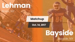 Matchup: Lehman vs. Bayside  2017