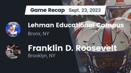 Recap: Lehman Educational Campus vs. Franklin D. Roosevelt 2023