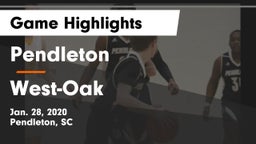 Pendleton  vs West-Oak  Game Highlights - Jan. 28, 2020