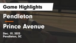 Pendleton  vs Prince Avenue  Game Highlights - Dec. 19, 2023