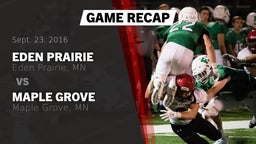 Recap: Eden Prairie  vs. Maple Grove  2016
