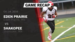 Recap: Eden Prairie  vs. Shakopee  2016