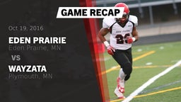 Recap: Eden Prairie  vs. Wayzata  2016