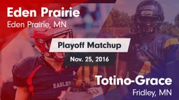 Matchup: Eden Prairie High vs. Totino-Grace  2016