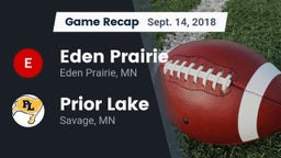 Recap: Eden Prairie  vs. Prior Lake  2018