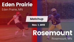 Matchup: Eden Prairie High vs. Rosemount  2019