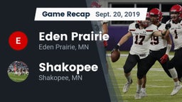 Recap: Eden Prairie  vs. Shakopee  2019