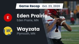 Recap: Eden Prairie  vs. Wayzata  2020