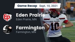 Recap: Eden Prairie  vs. Farmington  2021