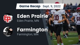 Recap: Eden Prairie  vs. Farmington  2022