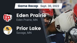 Recap: Eden Prairie  vs. Prior Lake  2022