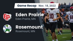 Recap: Eden Prairie  vs. Rosemount  2022