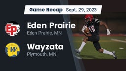 Recap: Eden Prairie  vs. Wayzata  2023