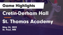 Cretin-Derham Hall  vs St. Thomas Academy   Game Highlights - May 24, 2022